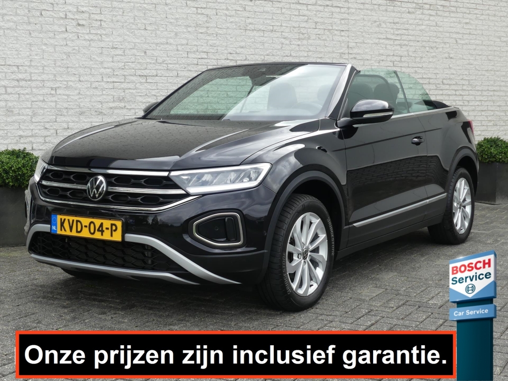 Volkswagen T-Roc Cabrio 1.5 TSI STYLE 150PK AUTOMAAT CAMERA/ADAP.CRUISE/STOEL+STUURVERW.